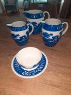 Spode Copeland Blue Tower, 3 kannen, 1 kom, oude stempel, Ophalen of Verzenden, Zo goed als nieuw, Kom(men), Overige stijlen