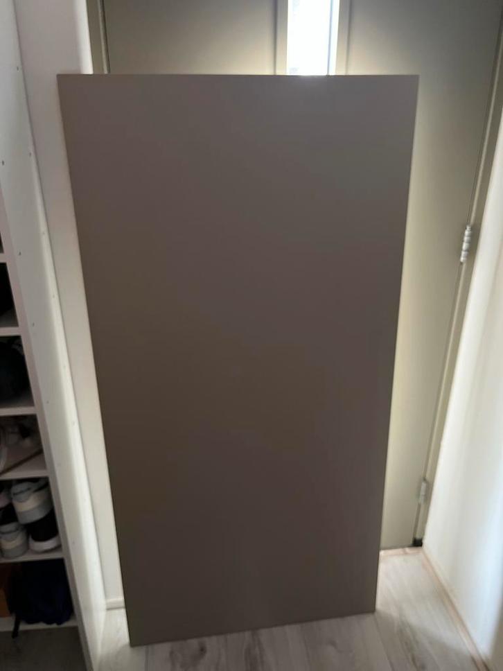 Ikea Skarsta Bureau Blad 160x80 Beige, Huis en Inrichting, Bureaus, Gebruikt, Ophalen
