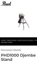 Pearle PHD 1000 djembe stand, Ophalen of Verzenden, Zo goed als nieuw, Trommel