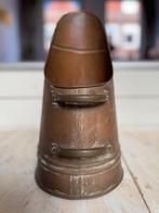 Vintage koperen kolenschep / haardscuttle met patina, Antiek en Kunst, Antiek | Koper en Brons, Ophalen, Koper