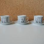 Set vintage kop en schotels Douwe Egberts, Ophalen of Verzenden, Zo goed als nieuw, Overige stijlen, Kop(pen) en/of Schotel(s)
