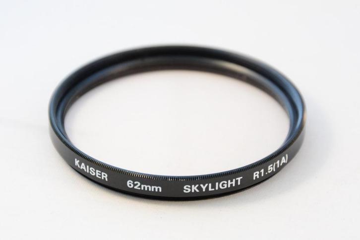 Kaiser KR 1,5 Skylightfilter 1A 62mm ZO GOED ALS NIEUW, Audio, Tv en Foto, Fotografie | Filters, Zo goed als nieuw, UV-filter