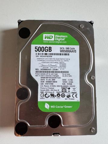 WD 500 GB HDD beschikbaar voor biedingen