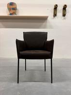 1 Nieuw Design on Stock Amra Eetkamerstoel Cabo leer bruin, Huis en Inrichting, Stoelen, Bruin, Eyye Label Jess, Leer, Ophalen of Verzenden