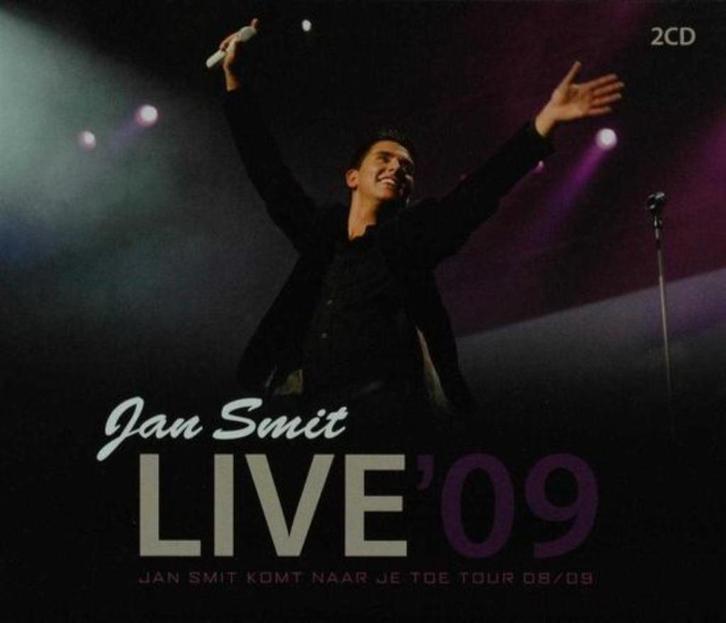 2CD Jan Smit - Live '09, Cd's en Dvd's, Cd's | Nederlandstalig, Gebruikt, Levenslied of Smartlap, Ophalen of Verzenden