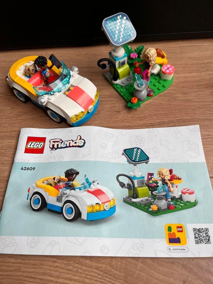LEGO Friends Elektrische Auto 42609, Kinderen en Baby's, Speelgoed | Duplo en Lego, Zo goed als nieuw, Ophalen