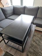 Mooie zwarte plank/tafel, 100 tot 150 cm, Zo goed als nieuw, Metaal, Minder dan 50 cm