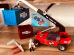 Playmobil 5256 Grote Heftruck voor Containers met boekje, Ophalen of Verzenden, Gebruikt, Complete set