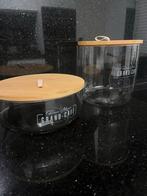 Rivièra Maison Koektrommel & Snoeptrommel Set Grand Cafe, Ophalen of Verzenden, Zo goed als nieuw