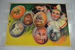 Oude Litho Circus Poster Willsons Leicester England, Verzamelen, Posters, Deurposter of groter, Rechthoekig Liggend, Ophalen of Verzenden