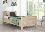 Nieuw comfort bed 100x200 licht eiken. Hoogte verstelbaar, Eenpersoons, Verzenden, Nieuw, 200 cm
