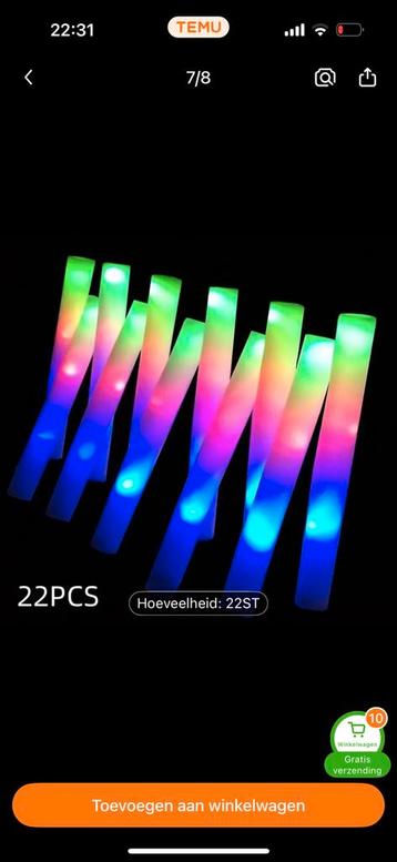 Led light sticks beschikbaar voor biedingen