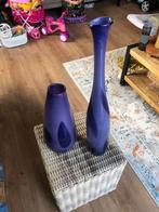 Paarse Vazen Set, Ophalen, Overige kleuren, 75 cm of meer, Glas