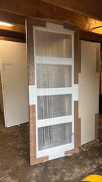 Opdek paneeldeur 93x231.5 cm linkshangend nr 990, Ophalen, 80 tot 100 cm, 215 cm of meer, Binnendeur