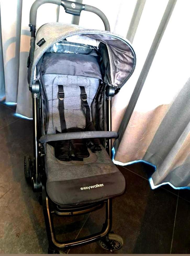 Easywalker buggy XS - vliegtuig handbagage formaat, Kinderen en Baby's, Buggy's, Gebruikt, Overige merken, Verstelbare rugleuning