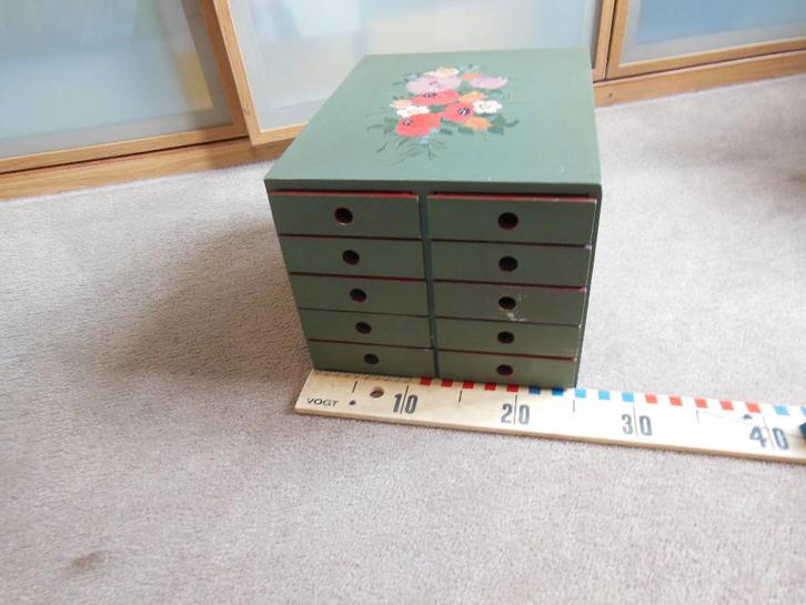 HOBBY LADENKASTJE 22 X 25 X 32 BROCANT GEKLEURD, Huis en Inrichting, Kasten | Ladekasten, Gebruikt, Minder dan 100 cm, Minder dan 50 cm