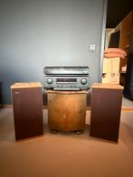 Akai platenspeler set met Philips versterker & B&W speakers, Gebruikt, 60 tot 120 watt, Stereo, Ophalen