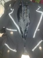 Zwart blazer gouden knoopjes m zgan ophalen Frankendaelpark, Kleding | Dames, Jasjes, Kostuums en Pakken, Ophalen of Verzenden