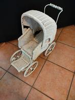 Rieten Poppenwagen met Pop, Ophalen, Gebruikt, Overige typen, Met wieltjes