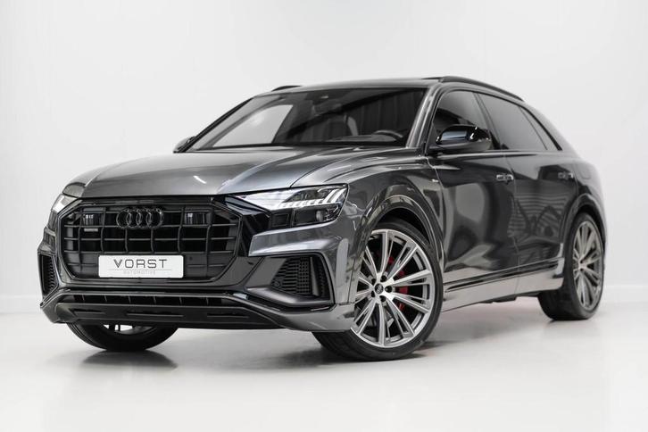 Audi Q8 60 TFSI quattro 3x S-Line Pano RS seats B&O Alcant., Auto's, Audi, Bedrijf, Te koop, Q8, 360° camera, 4x4, ABS, Achteruitrijcamera