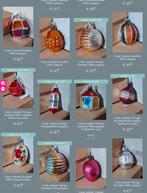 Oude antiek vintage kerstballen lampions lampion, Ophalen of Verzenden, H, H, H