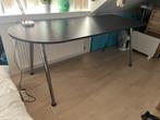 Ikea Galant bureau 80 x 160+40, Ophalen, In hoogte verstelbaar, Zo goed als nieuw, Bureau