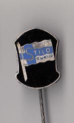 Zwolle Stilo emaille speldje, Verzamelen, Gebruikt, Niet vindbaar, Niet vindbaar, Speldje of Pin
