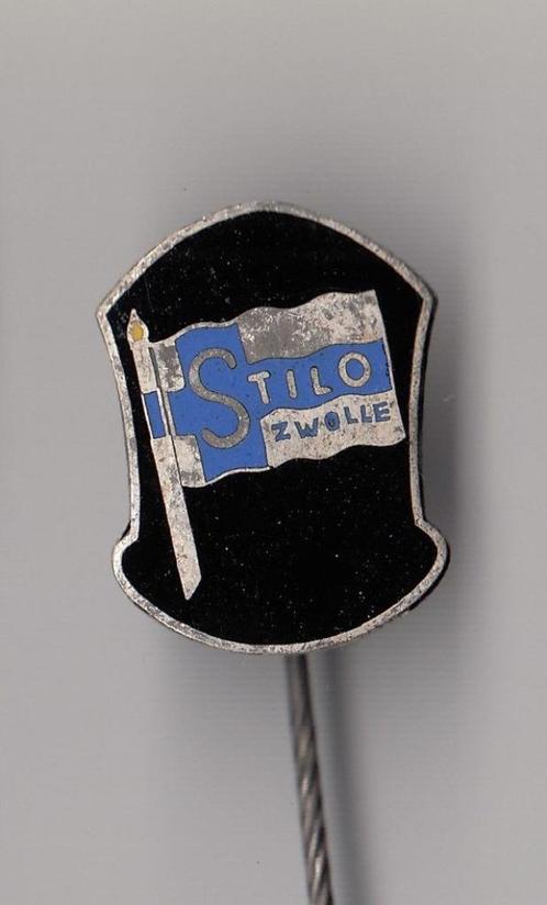 Zwolle Stilo emaille speldje, Verzamelen, Speldjes, Pins en Buttons, Gebruikt, Speldje of Pin, Overige onderwerpen, Ophalen of Verzenden