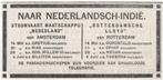 Reclame 1910 SMN Scheepvaart Mij Rotterdamsche Lloyd - Indie, Verzamelen, Scheepvaart, Overige typen, Gebruikt, Ophalen of Verzenden