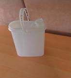Tupperware Voorraadbus Bewaardoos Schenkkan met Hengsel, Huis en Inrichting, Keuken | Tupperware, Ophalen, Gebruikt, Wit, Bus of Trommel