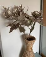 2 grote takken kunstbloemen met glitter, Huis en Inrichting, Ophalen of Verzenden, Zo goed als nieuw