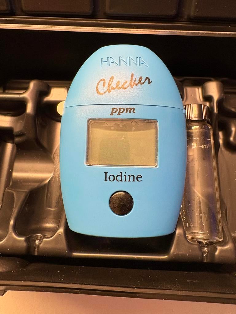 Hanna checker iodine hi718, Dieren en Toebehoren, Ophalen of Verzenden, Gebruikt