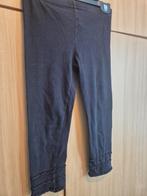 Zwarte 3/4 legging met ruches maat 128/134, Ophalen of Verzenden, Gebruikt, Meisje, Broek