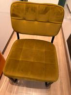 Mooie stoelen stoel van Kick, oker geel goud velvet, Ophalen, Zo goed als nieuw, Stof, Drie