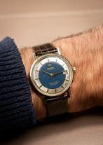 Omega Automatic Seamaster De Ville / 14K / Starry night, Sieraden, Tassen en Uiterlijk, Horloges | Heren, Leer, Polshorloge, Ophalen of Verzenden