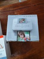 Canon Selphy CP810 fotoprinter met 3x nieuwe fotopapier inkt, Ophalen of Verzenden