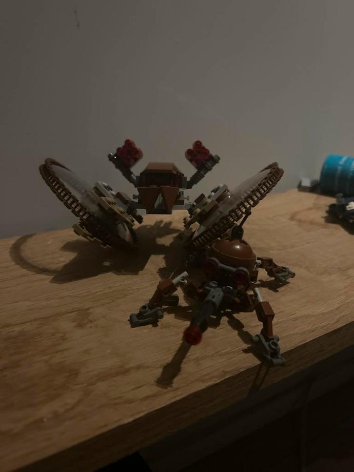 Lego 7670 Hailfire Droid & Spider Droid - Compleet!, Kinderen en Baby's, Speelgoed | Duplo en Lego, Zo goed als nieuw, Lego, Complete set