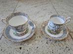 Set Royal Albert Silver Birch kop en schotel, Antiek en Kunst, Antiek | Servies los, Ophalen of Verzenden