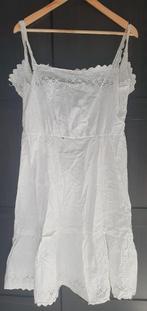 antieke schort wit broderie, Antiek en Kunst, Ophalen of Verzenden, Dames