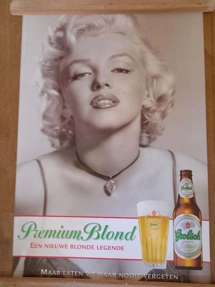 Marilyn Monroe 3 originele Grolsch reclameposters IZGST 2005, Verzamelen, Film en Tv, Zo goed als nieuw, Film, Poster, Ophalen of Verzenden