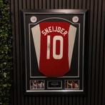 Wesley Sneijder ingelijst gesigneerd shirt Ajax videobewijs, Ophalen of Verzenden, Nieuw, Ajax, Shirt