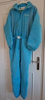 Vintage Retro Brugi blauwe skioveral, Kleding | Dames, Ophalen of Verzenden, Zo goed als nieuw, Maat 38/40 (M), Overige typen