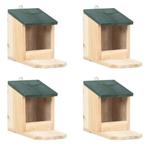 4x Eekhoornhuisje eekhoornvoederhuisje GRATIS VERZONDEN!, Dieren en Toebehoren, Minder dan 60 cm, Verzenden, Hok, Eekhoorn