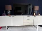 Design dressoir wit, Huis en Inrichting, Kasten | Dressoirs, Ophalen, Overige materialen, Gebruikt, 200 cm of meer