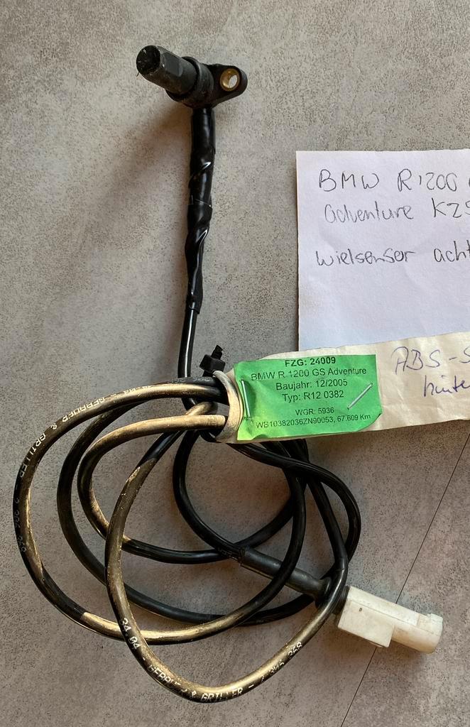 Abs sensor Bmw R1200 GS Adventure (K25), Motoren, Onderdelen | BMW, Gebruikt, Verzenden