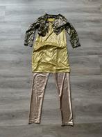 Te koop gouden verkleedpakje maat 152-158, Kinderen en Baby's, Ophalen of Verzenden, Zo goed als nieuw, 146 t/m 152, Meisje