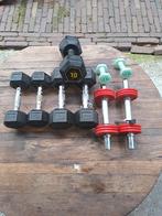 Complete Fitness Set: Halters & Dumbbells, Ophalen, Gebruikt, Benen, Halterset