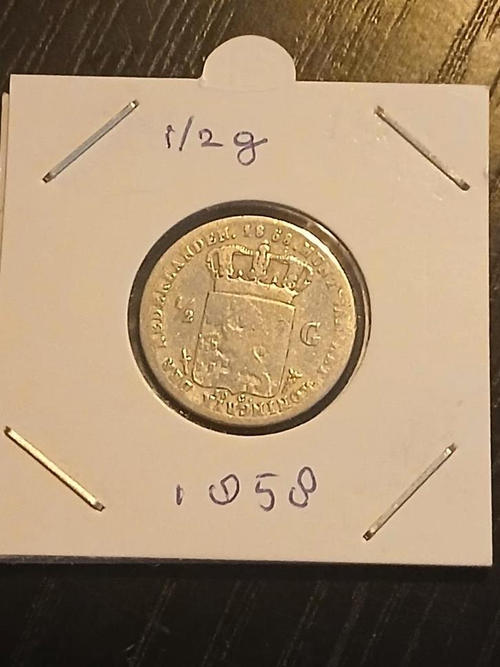 Zilveren verzameling 18 x NL munten diverse jaren, Postzegels en Munten, Munten | Nederland, Setje, Koning Willem III, Zilver