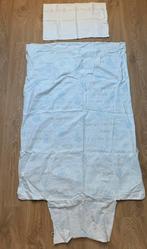 Hema peuter dekbedovertrek wit/lichtblauw 125x86 cm, Kinderen en Baby's, Ophalen of Verzenden, Gebruikt, Dekbedovertrek