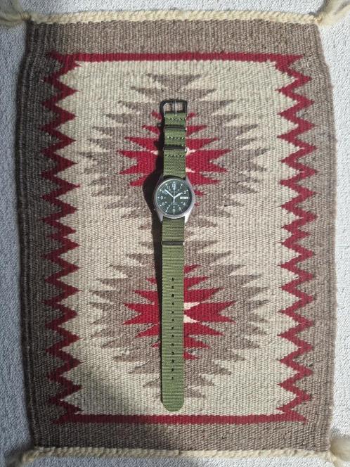 Seiko 7S26-00D0 Automatic Field Watch, Sieraden, Tassen en Uiterlijk, Horloges | Heren, Gebruikt, Polshorloge, Seiko, Staal, Kunststof